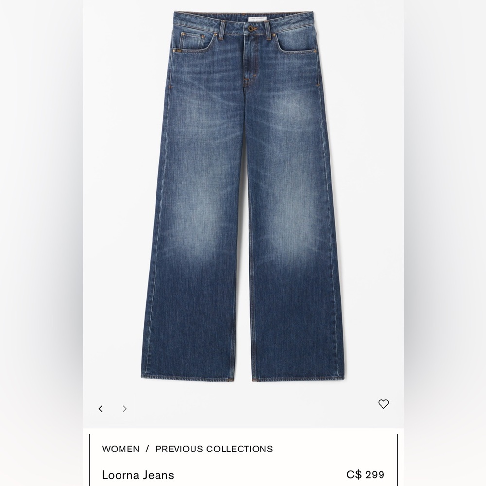 Tiger of Sweden Blue Flare Wide Leg Jeans
